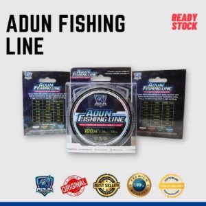 Senar Pancing Nilon Monofilament Adun Fishing Line 100m