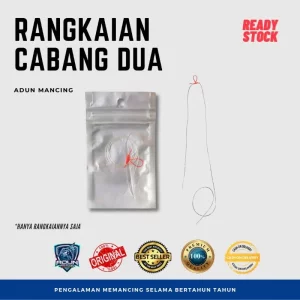 Rangkaian Senar Cabang 2 Tanpa Kail