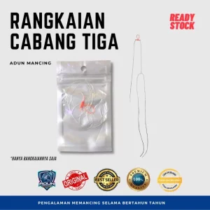 Rangkaian Senar Cabang 3 Tanpa Kail