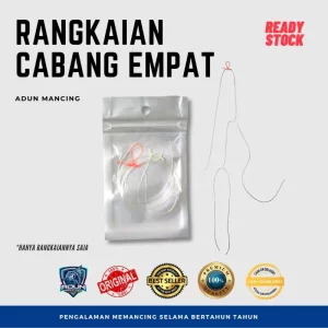 Rangkaian Senar Cabang 4 Tanpa Kail